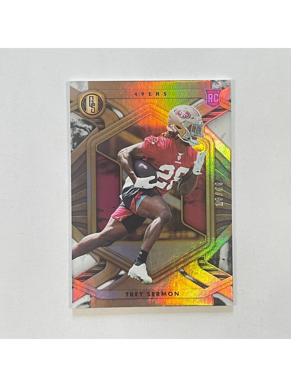 2021 Panini Gold Standard #129 Trey Sermon Rookie 49ers Card
